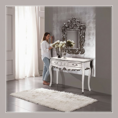 Console met spiegel luxe console decoratieve commode wandtafel klassiek