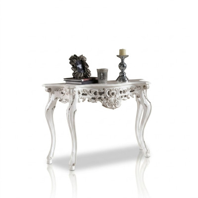 Ontwerper luxe console tafel consoles tafels hout design zilver klassiek nieuw