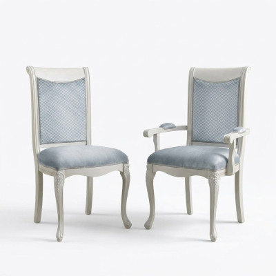 Woonkamerstoel ontwerp eetkamer houten stoelen gestoffeerd met armleuning barok rokoko -> Woonkamerstoel ontwerp eetkamer houten stoelen gestoffeerd met armleuning barok rococo