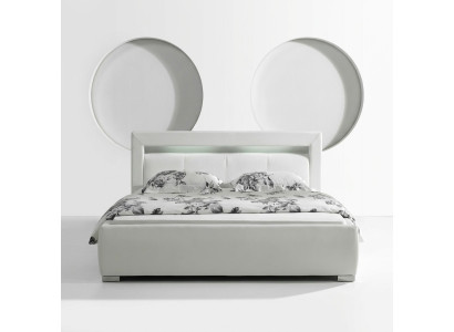 Leder Bed Bekleding Ontwerp Luxe Tweepersoons Hotel Slaapkamer Huwelijksbedden