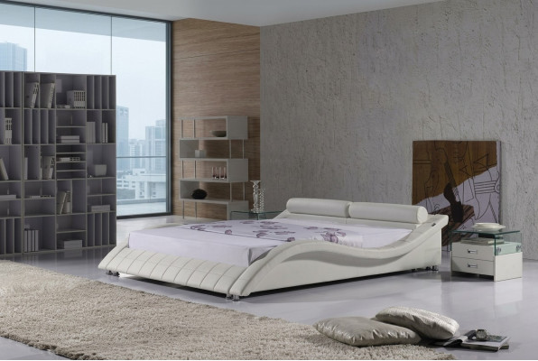 Slaapkamer Bed Modern Gebogen Bed Design Tweepersoons 180x200