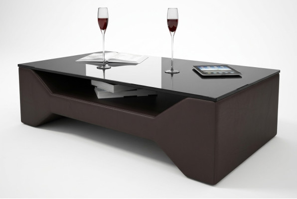 Klassieke luxe designer salontafel decor bank woonkamertafel leer