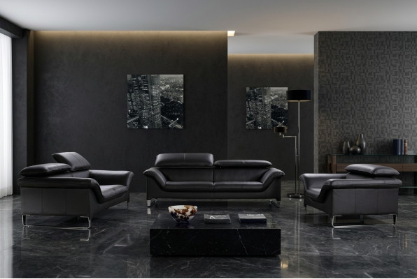 "Ontspannen bankstel 3+2+1 zits set Design banken gestoffeerd leer banken"