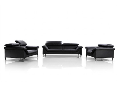"Ontspannen bankstel 3+2+1 zits set Design banken gestoffeerd leer banken"