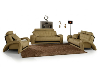 Leren bankstel woonlandschap 3+2 zits set modern design bankstel leerensemble