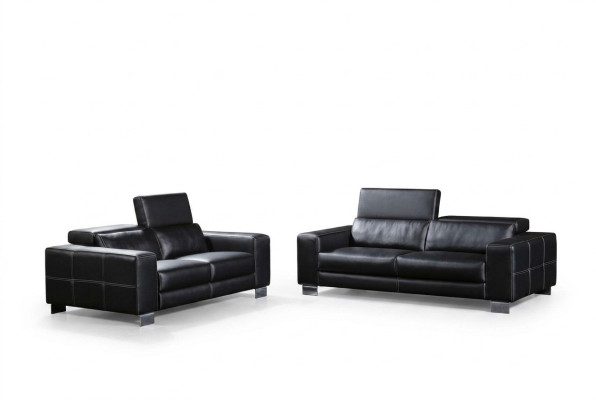 Leren bank bank woonlandschap 3+2 zits bankstel decor ontwerp modern bankstel.
