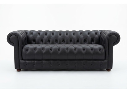 Chesterfield Bank Bank Bekleding Designer 3-zits Salon Bankstellen Nieuw