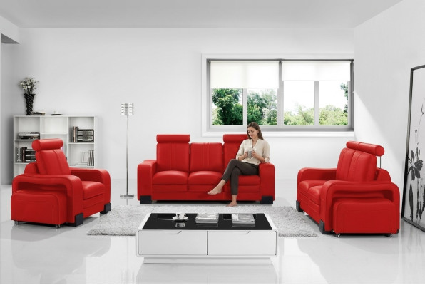 Ontwerp tweezitsbanken bank polster Moderne deco bankstellen bank 2 zits