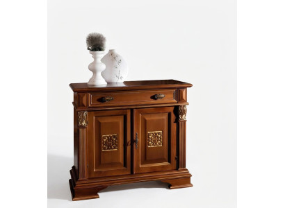 Klassieke wandkast dressoir hout buffet vitrine luxe kast meubels