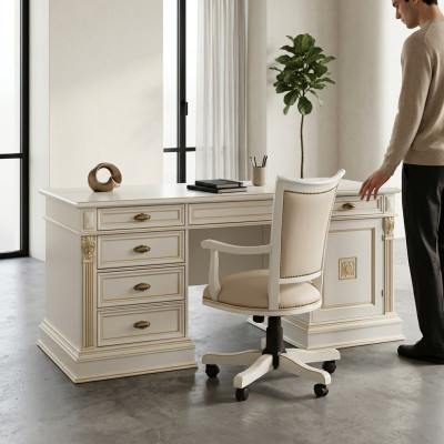 Luxe bureau tafel kantoor antieke stijl rococo barok nieuwe bureaus