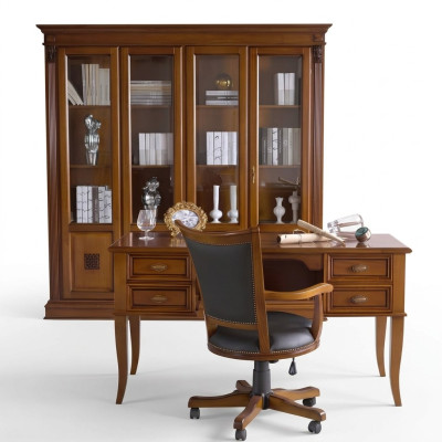 Kantoorset Inrichting Bureau Tafel Directiestoel Stoel 2-delige set Barok