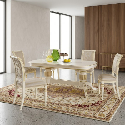 Barok Rococo stijl meubels Eettafel Tafels Eetkamer Decoratie Set Tafel