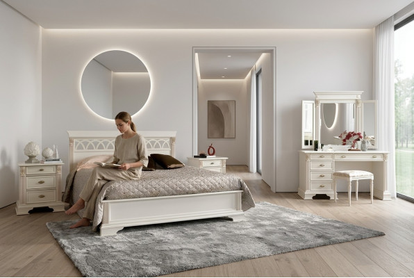 Tweepersoonsbed Bed Huwelijksbed Ontwerp Luxe Bedden Decoratie Barok Rococo Antieke Stijl