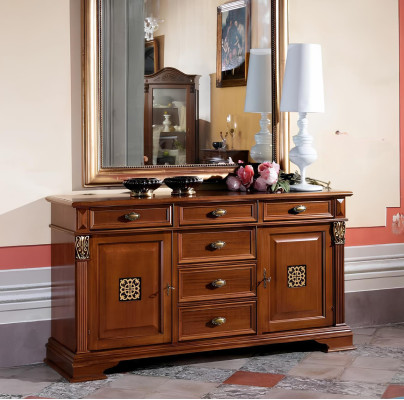 Laden dressoir kast kapstok sideboard Italiaanse meubels antieke stijl hout