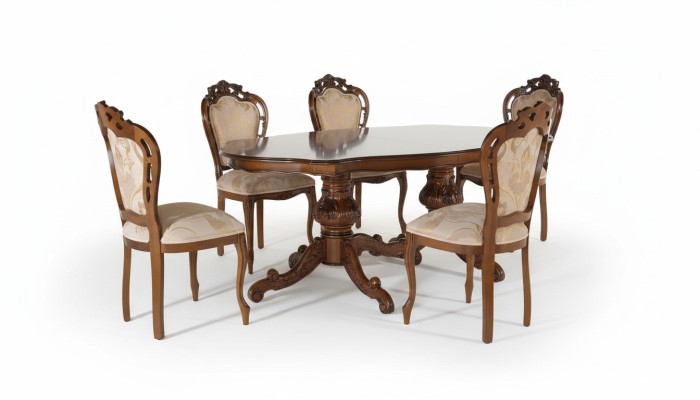 Klassieke luxe tafel houten tafels barok rococo decor antieke stijl eet woon