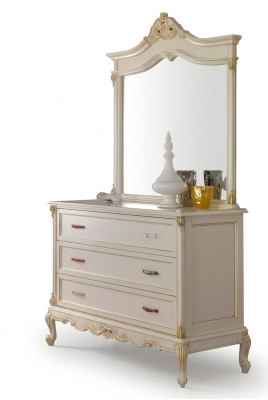 Slaapkamer dressoirkast Klassieke dressoir met spiegel Elegante stijlmeubel