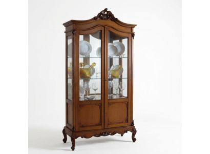 Edel vitrine antiek stijl barok rococo woonkamer klassiek glazen kast