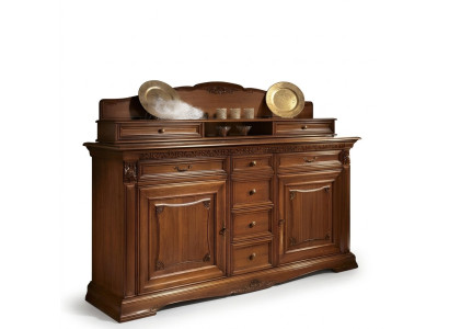 xxl Buffet Ladenkast Kast Barok Rococo Dressoir Console Rek Massief hout