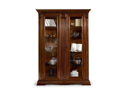 Klassieke vitrinekast vitrinekast vitrinekast vitrine barok rococo massief hout
