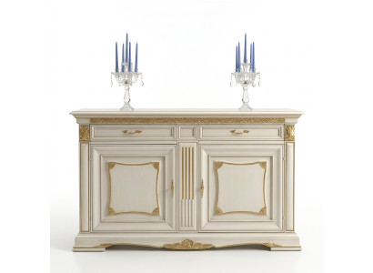 Ladenkast Kast Luxe Kast Plank Console Italië Meubels Massief hout Ladekasten Nieuw