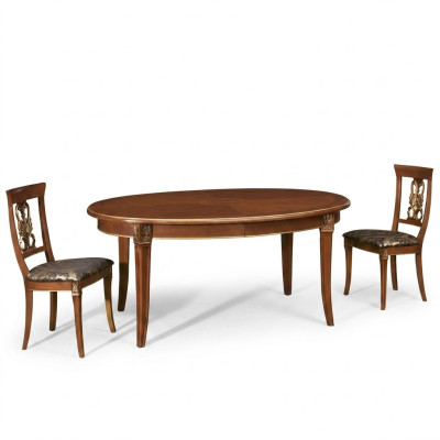 Eettafel Tafel Hout Luxe Tafels Barok Rococo Eetkamer Antieke Stijl Italië Meubels