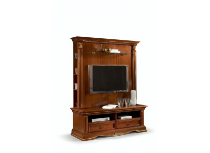 Tv-kast dressoir woonkamer tv wand massief hout landhuis massief hout