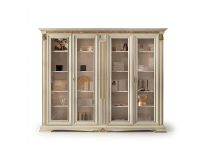 Vitrine kast Vitrines Woonkamer Etalagekasten Ontwerp Barok Rococo Massief hout