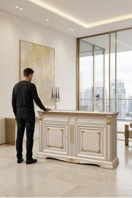 Ladenkast Ontwerp Woonkamer Meubel Massief Hout Nieuw Sideboard Tv-meubel Kast Nieuw