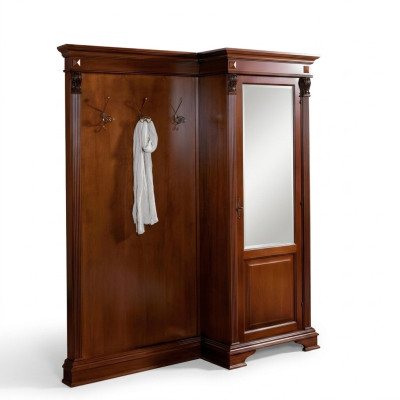 Flur Garderobe Set met kast en paneel Entree Landhuis Meubels