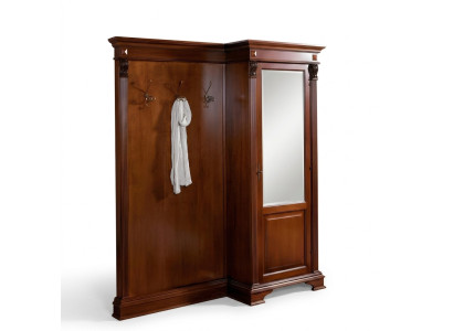 Flur Garderobe Set met kast en paneel Entree Landhuis Meubels