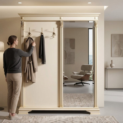 Garderobe Spiegel Flurgarderobe weiß Garderobenpaneele Garderobe Hal Italië