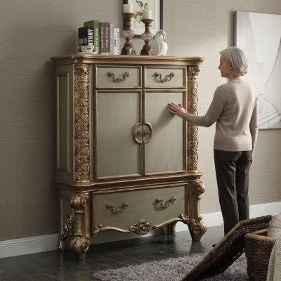 Buffet ladekast Valencia kast barok rococo dressoir console goud hout nieuw