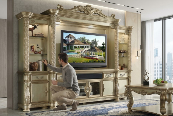 Wandmeubelen tv-wand entertainment center Woonkamer meubels Klassieke wandmeubels Kast Plank