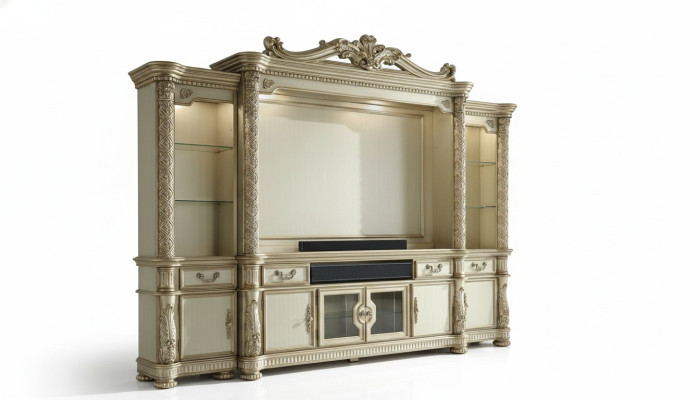 Wandmeubelen tv-wand entertainment center Woonkamer meubels Klassieke wandmeubels Kast Plank