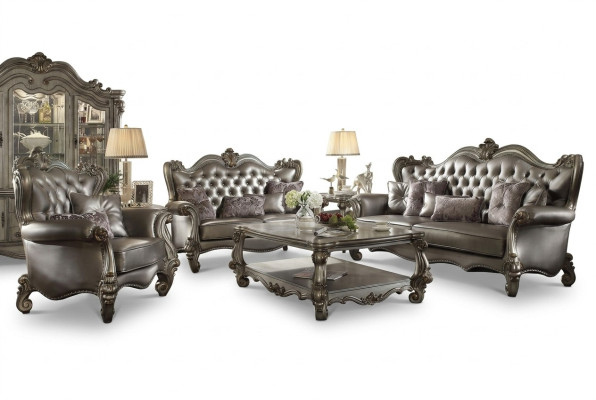 Luxe meubel zitbank bank sofa bekleding 3+2+1 zits salontafel Nieuw