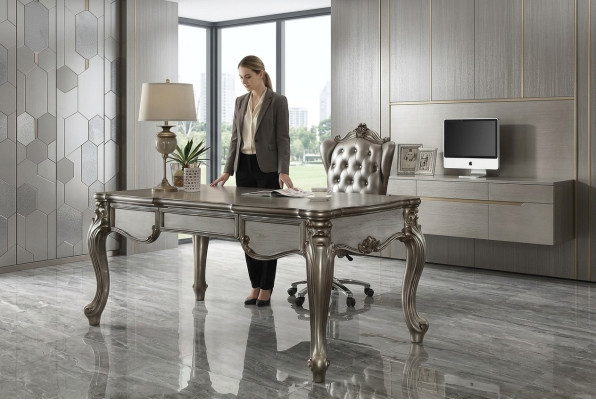 Schrijftafel Tafel Schrijftafels Barok Rococo Hout Nieuw Tafels Kantoor Inrichting