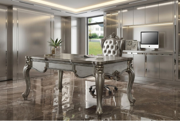 Bureau Bureau Stoel Tafel Houten tafel Stoel 2-delig Schrijftafels Barok