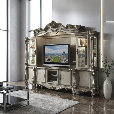 Wandmeubel TV-wand Muurkast Woonkamer Kast Gesneden meubels