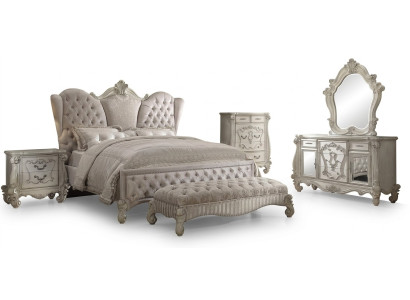 Schminktafel Spiegel Krukje Dressoir Slaapkamer Commode 3-delig nieuw Barok Rococo