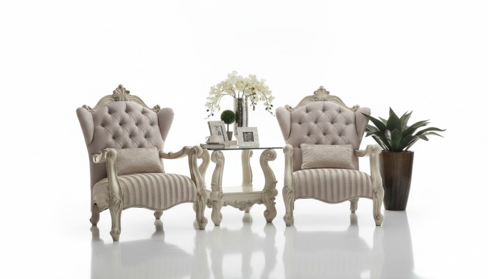 Klassieke fauteuil Televisiebank 1-zits bank Designer textiel bekleding
