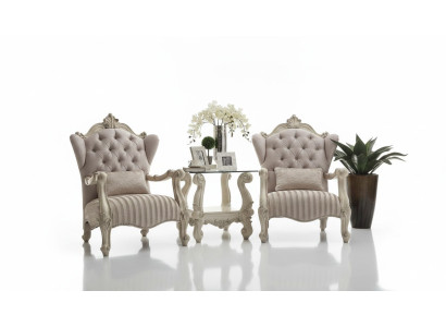 Klassieke fauteuil Televisiebank 1-zits bank Designer textiel bekleding