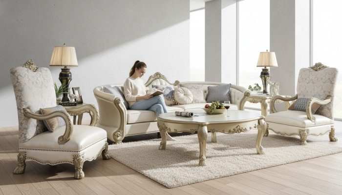 Lounge Luxe televisieclub gestoffeerde fauteuil Koninklijke fauteuil Ontwerpcouch Sofa