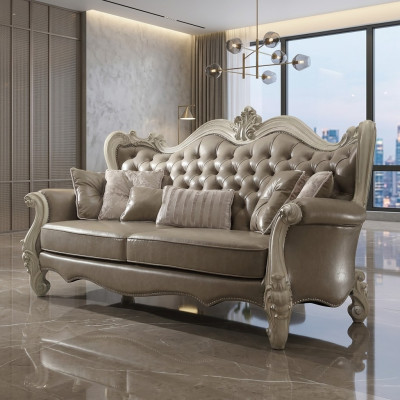 Dries zits 3 zits Relaxbanken Loungesofa Lederbekleding Bankstof