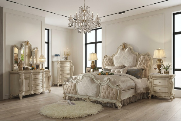 Bed Luxe Gestoffeerd Ontwerp Tweepersoonsbedden Huwelijks Hotel Slaapkamer Textiel