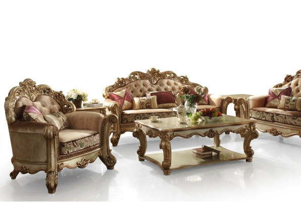 Sofa set van 3+2+1 zits Ontwerpbank Beklede Banken Bank Luxe
