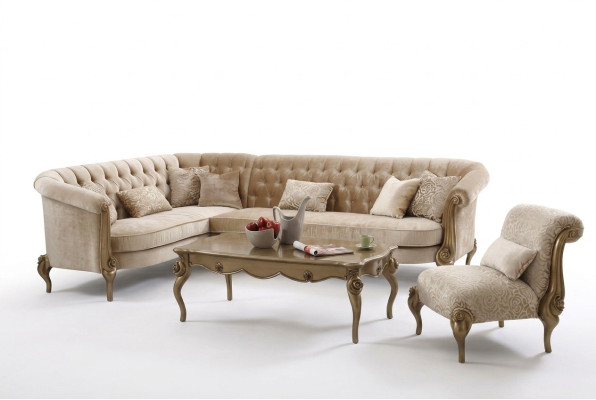 Eckbank L-vorm Bank Bank Ontwerp Banken Bekleding Textiel Bankstel Houten Bankstellen