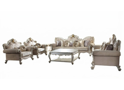 Luxe bankstel 3+2+1+1 zits set design bank bekleden bankstellen bank