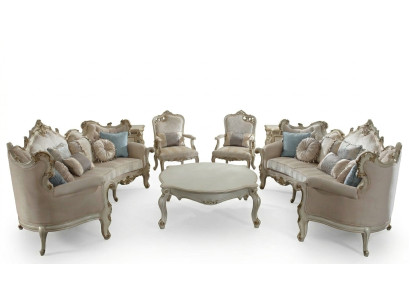 Luxe meubelbankstel bank sofa bekleding 4+4+1+1 zits met salontafel