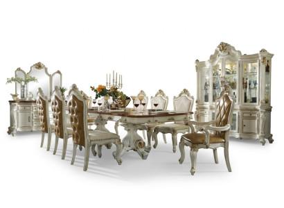 Klassieke eetkamerset Designer eettafel 8 stoelen Compleet model Barok Rococo