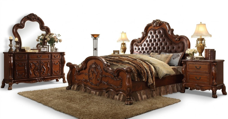 Ontwerp slaapkamer 5 delig. Slaapkamer compleet set Bed Nachtkastje